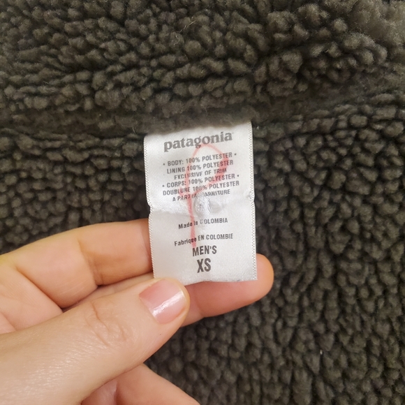 🤩Rare Vintage patagonia sherpa lined reversible jacket size mens xs/women's S - Picture 10 of 11